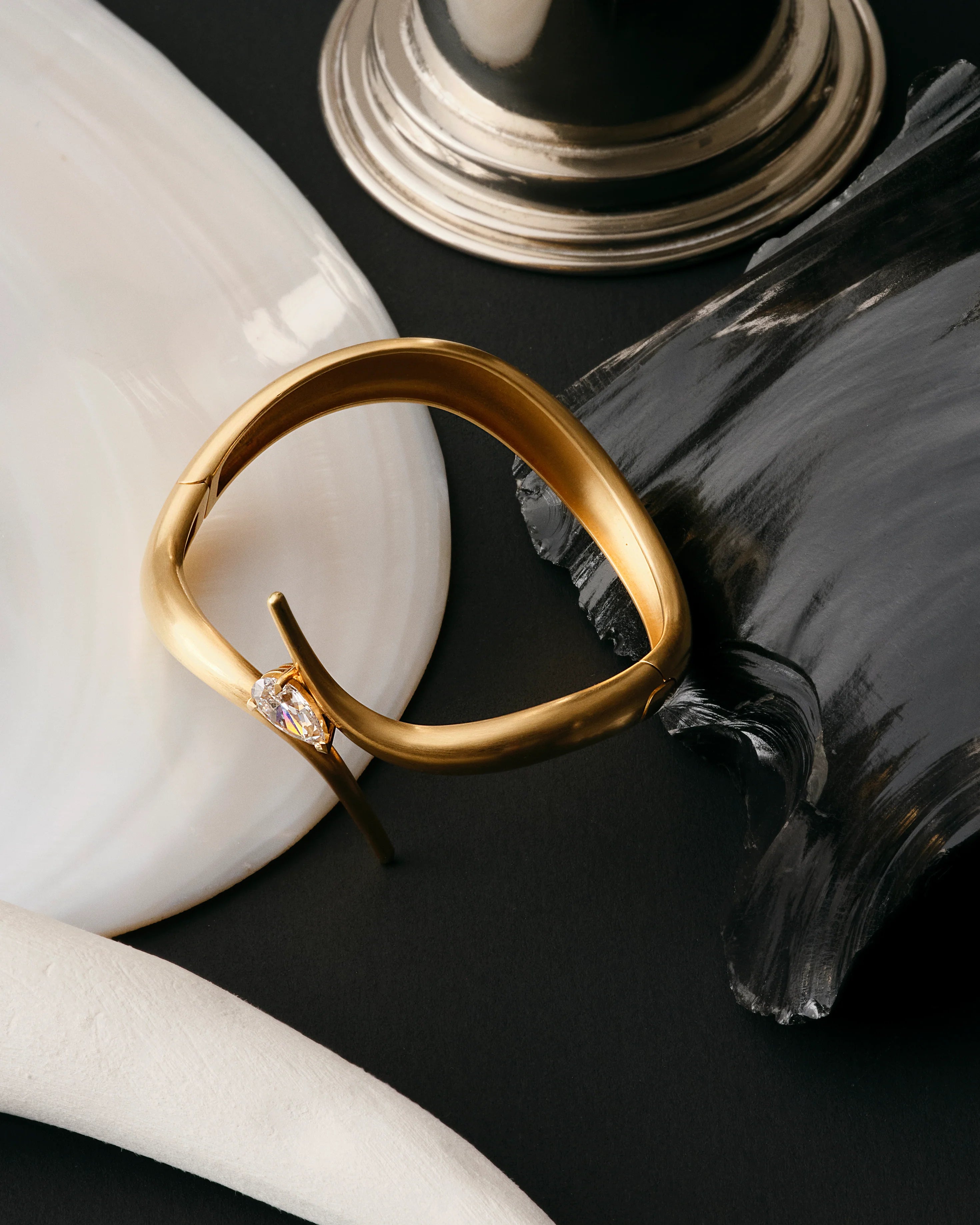 Eboris Bracelet Yellow Gold Diamond