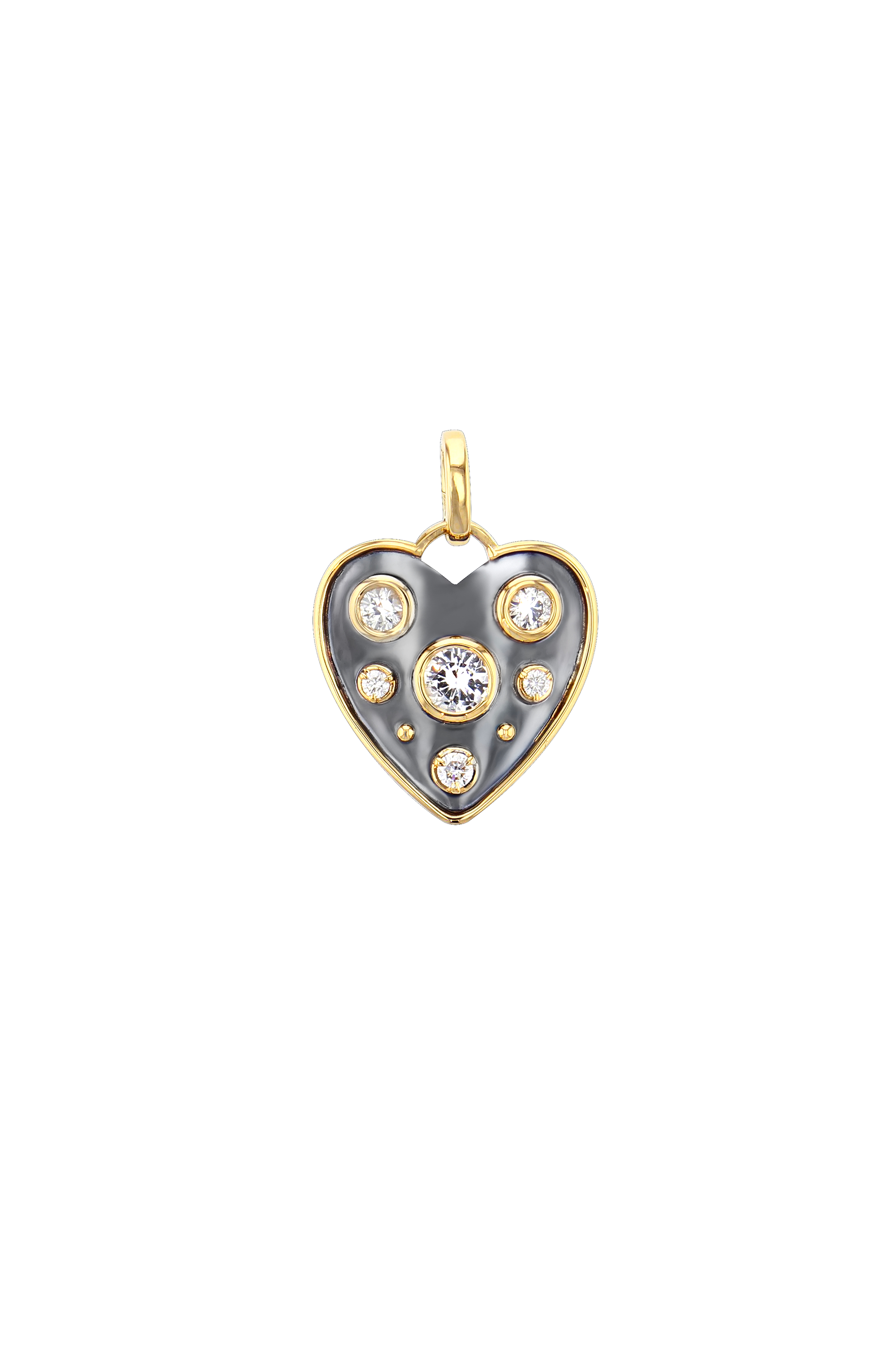 White Sapphire Mini Charm Elie Top