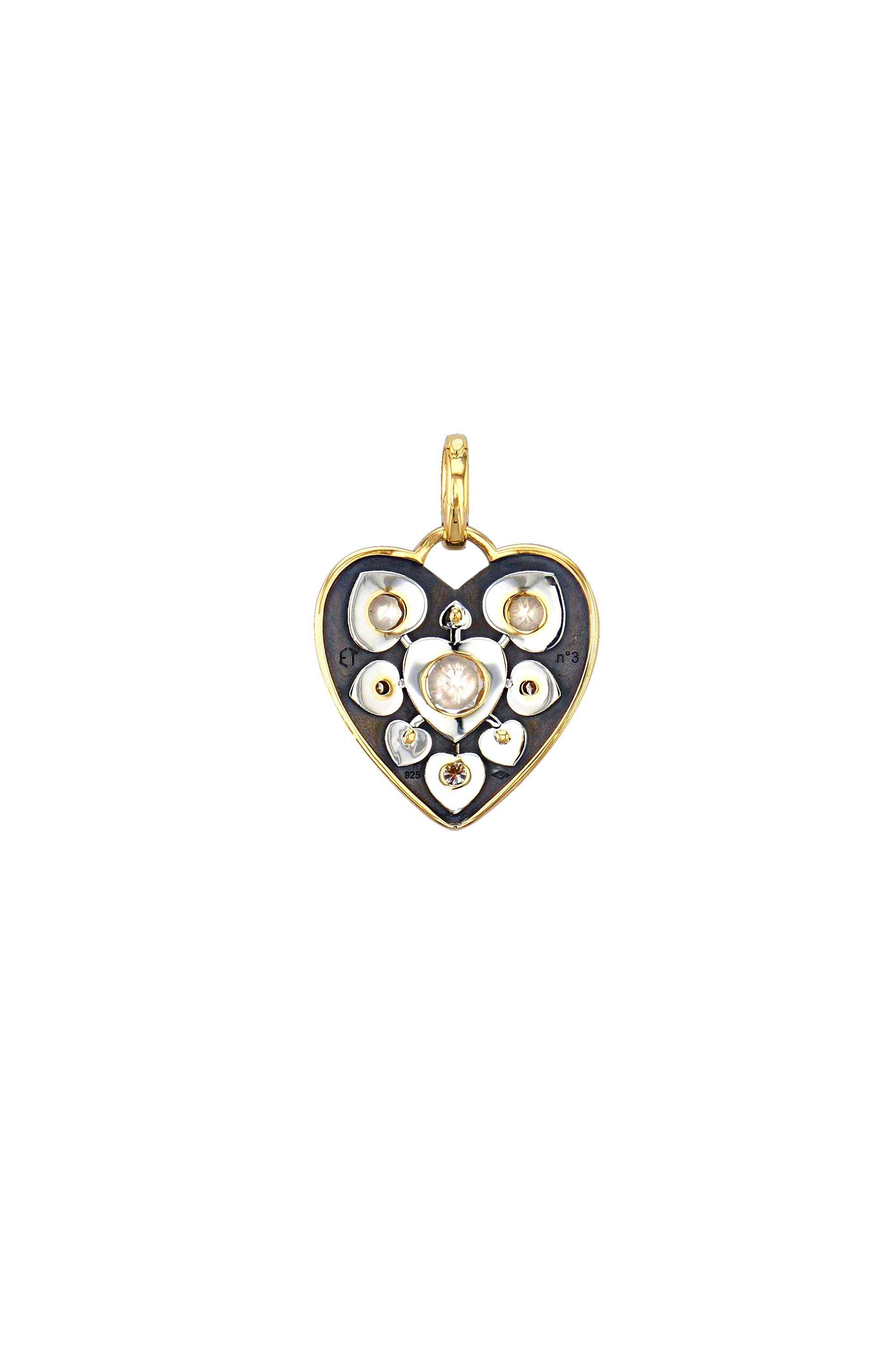 White Sapphire Mini Charm Elie Top