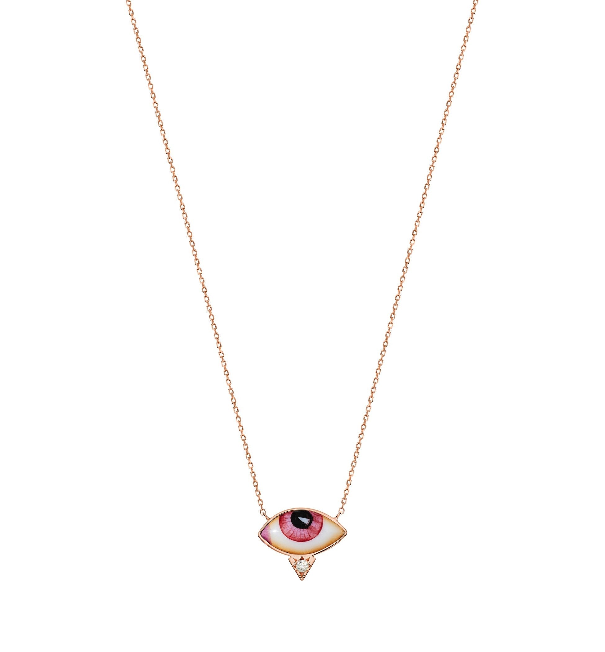 Petit Rose Diamond Necklace