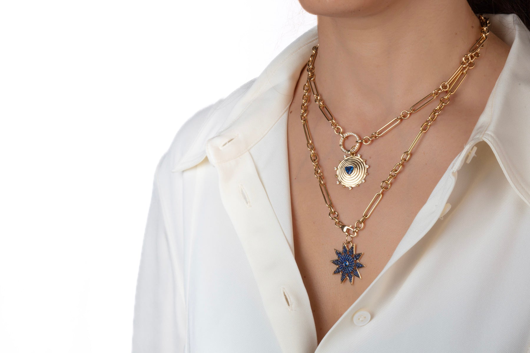 Lumiere Sapphire Star Charm