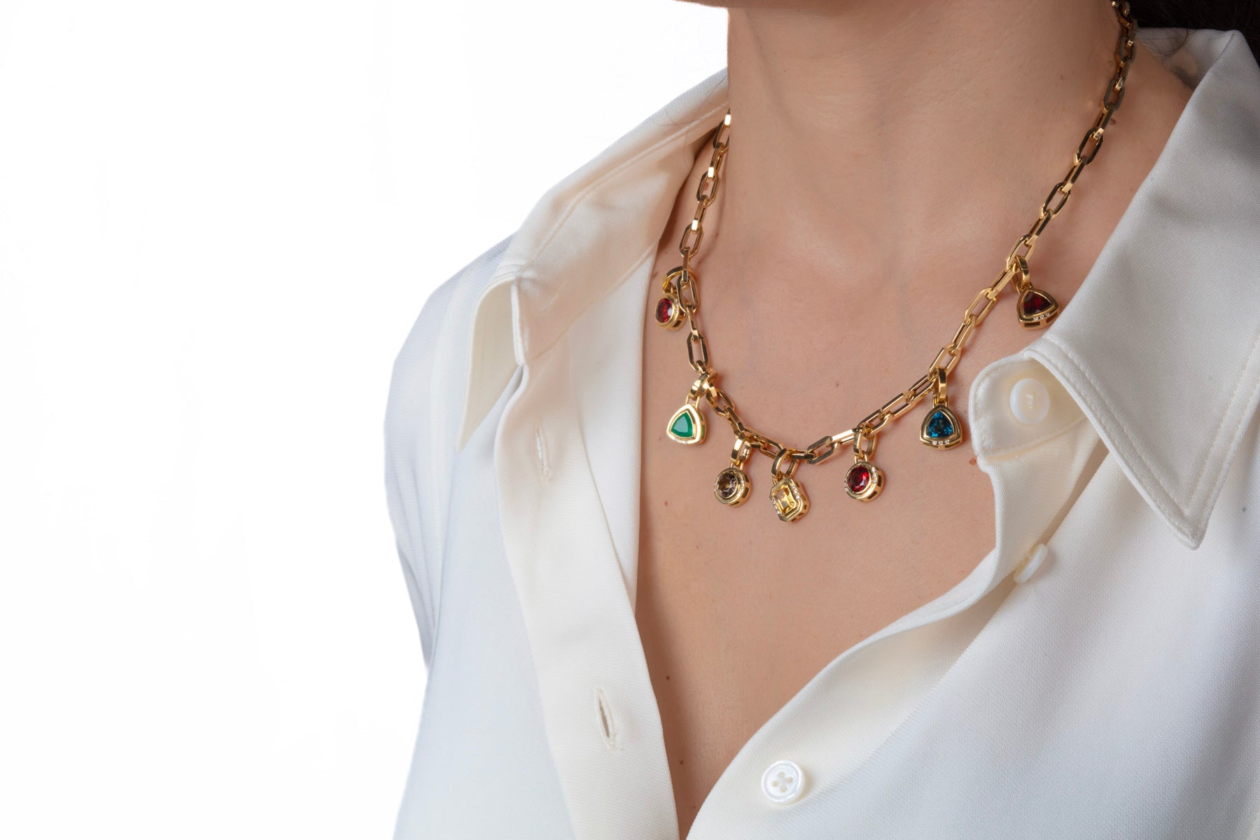 Classic 18K Gold Elongated Link Chain