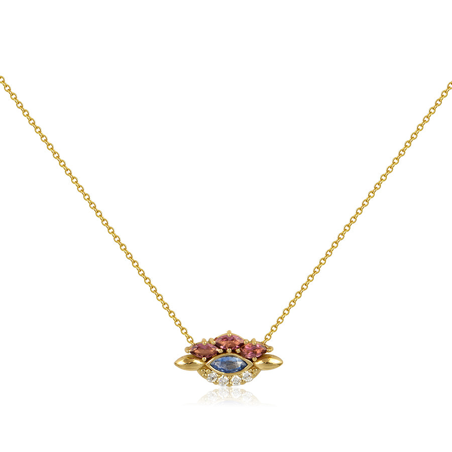 Multi-Stone Eye Pendant