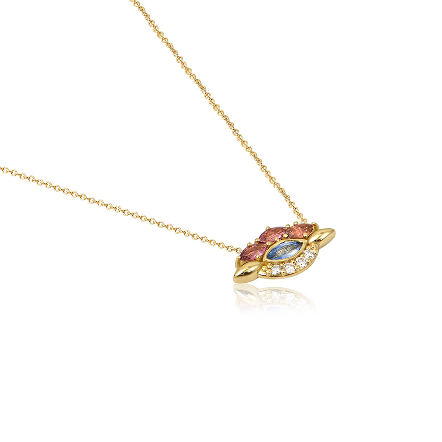 Multi-Stone Eye Pendant