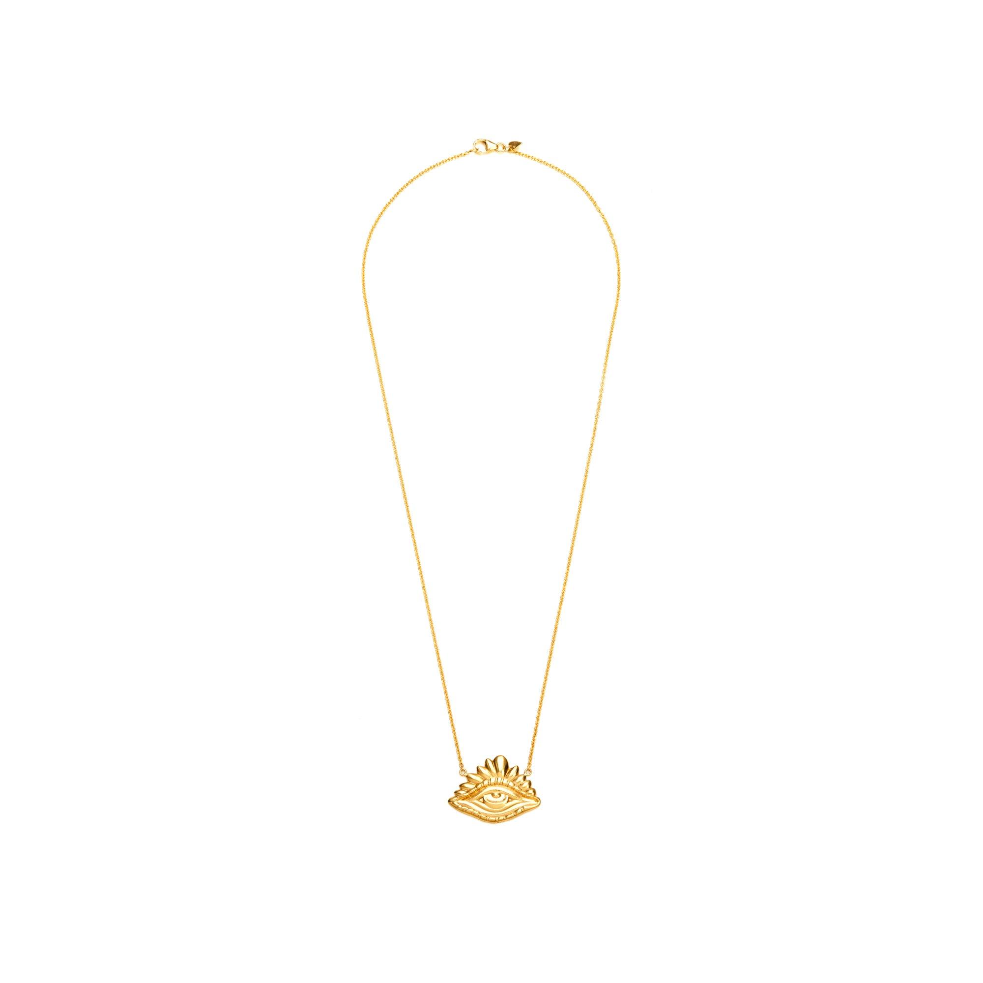 Crown Protective Eye Necklace