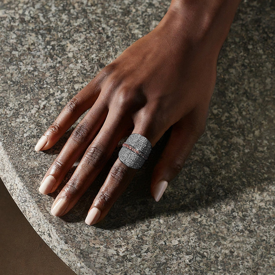 1919 Diamond Pink Sapphire Ring