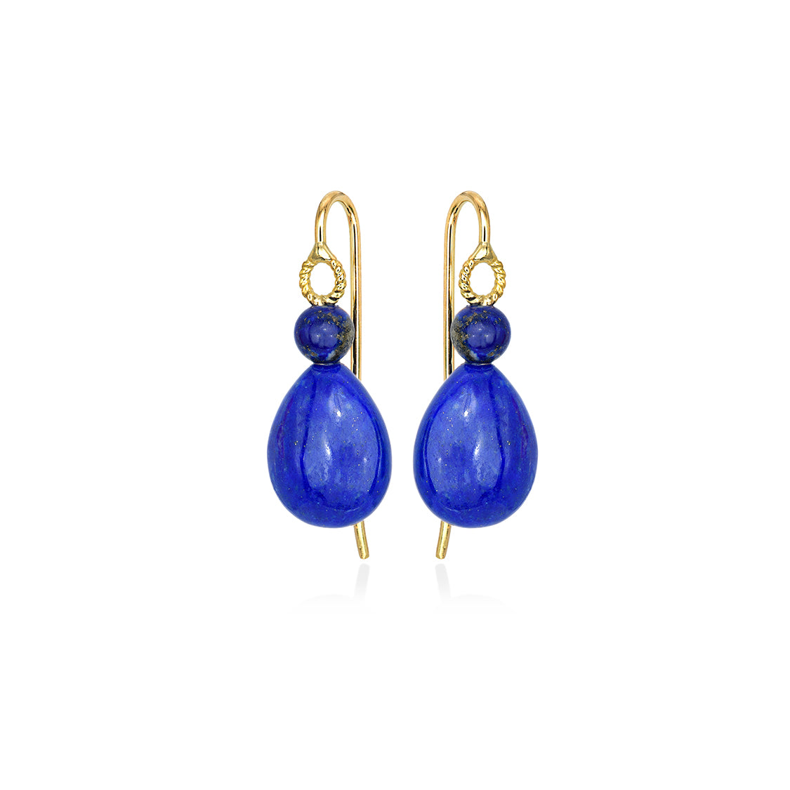 Small Drop Lapis Earrings