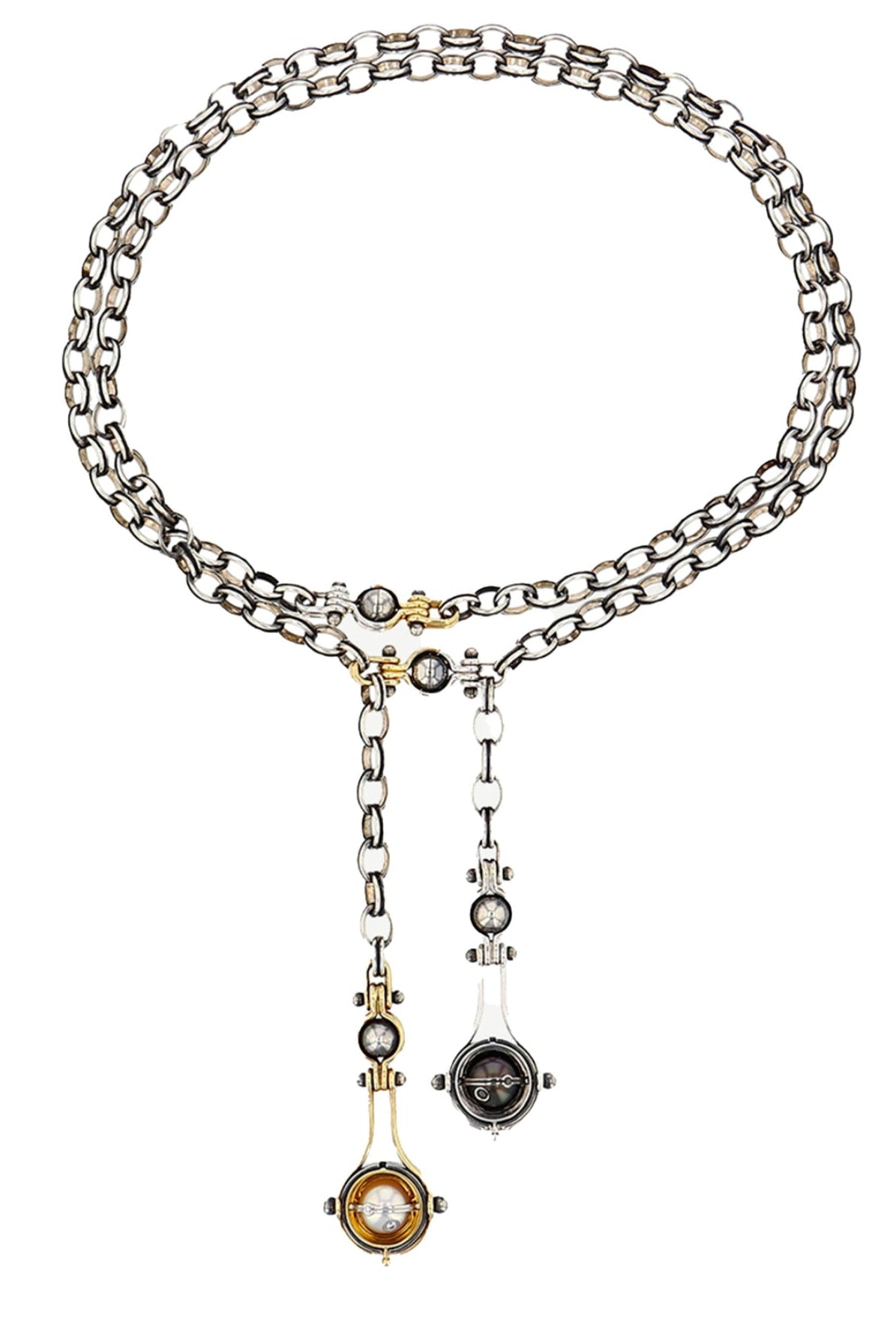 Deux Gouttes Pearl Necklace