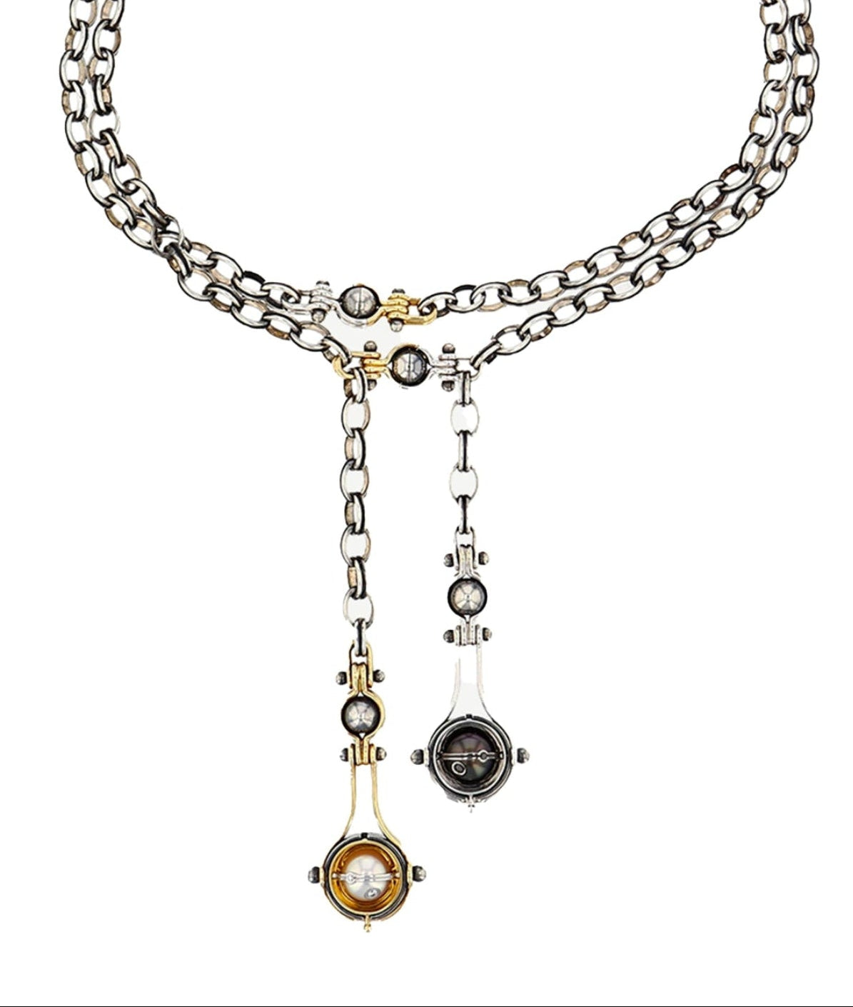 Deux Gouttes Pearl Necklace