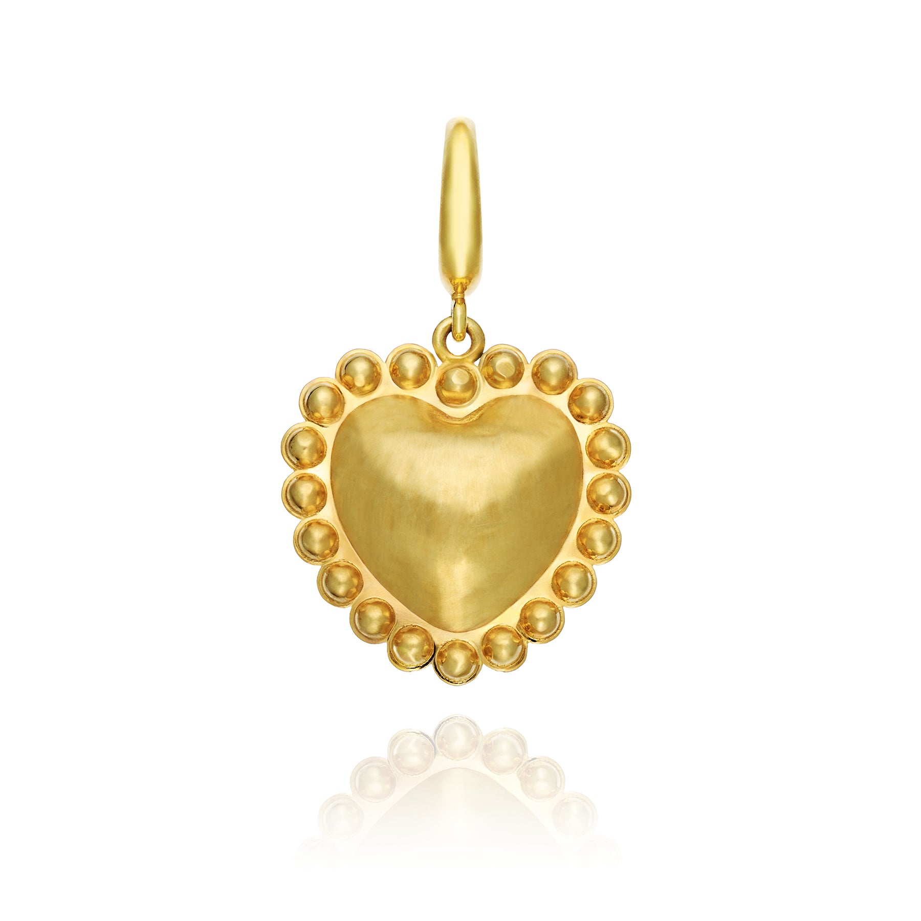 Mini Dot Heart Charm