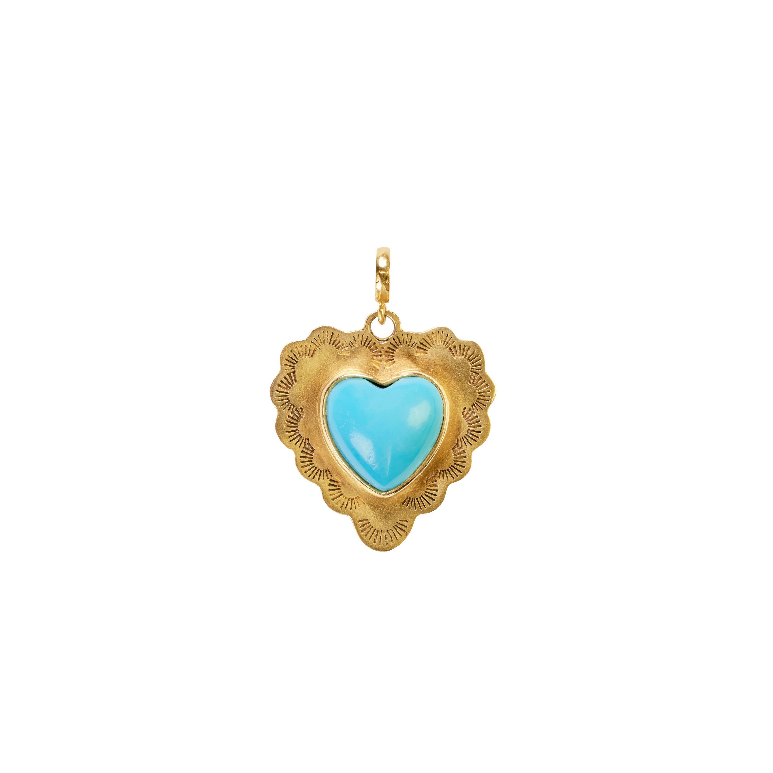 Turquoise Fedra Charm
