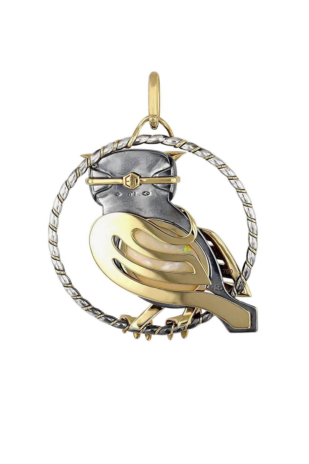 Opal Chouette Pendant