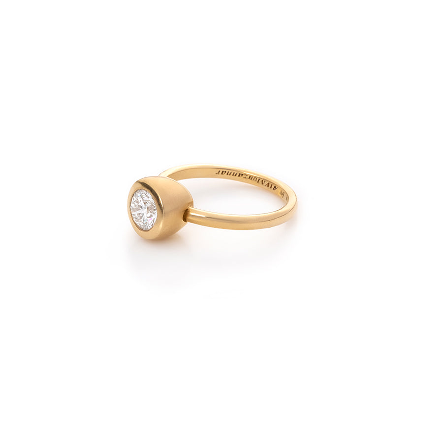 Galet Diamond Solitaire Ring Alia Mouzannar