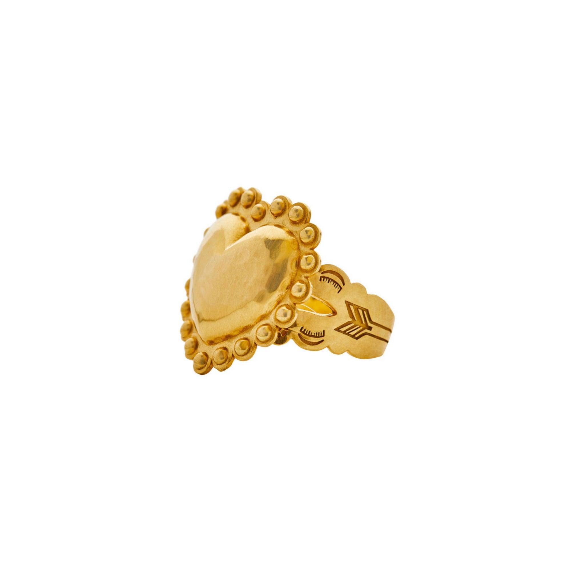 Dot Heart Ring