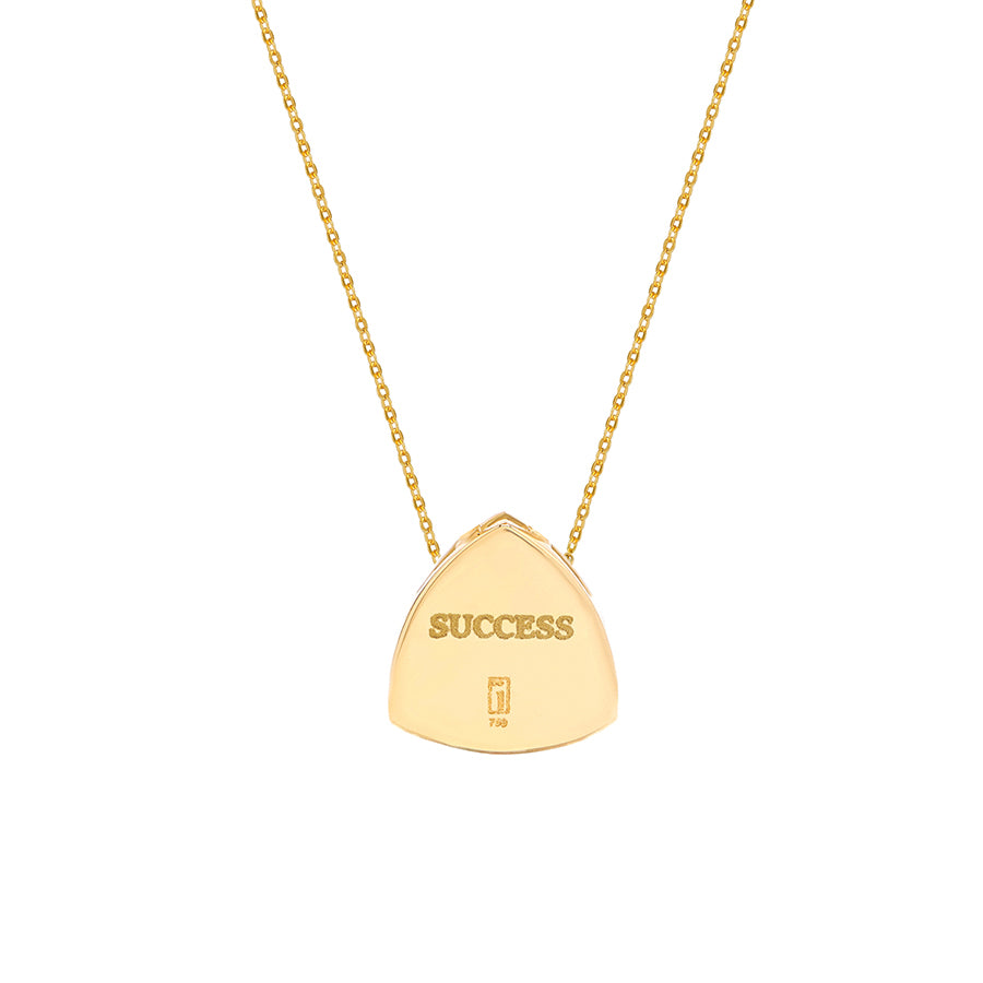 Triangle Citrine Necklace