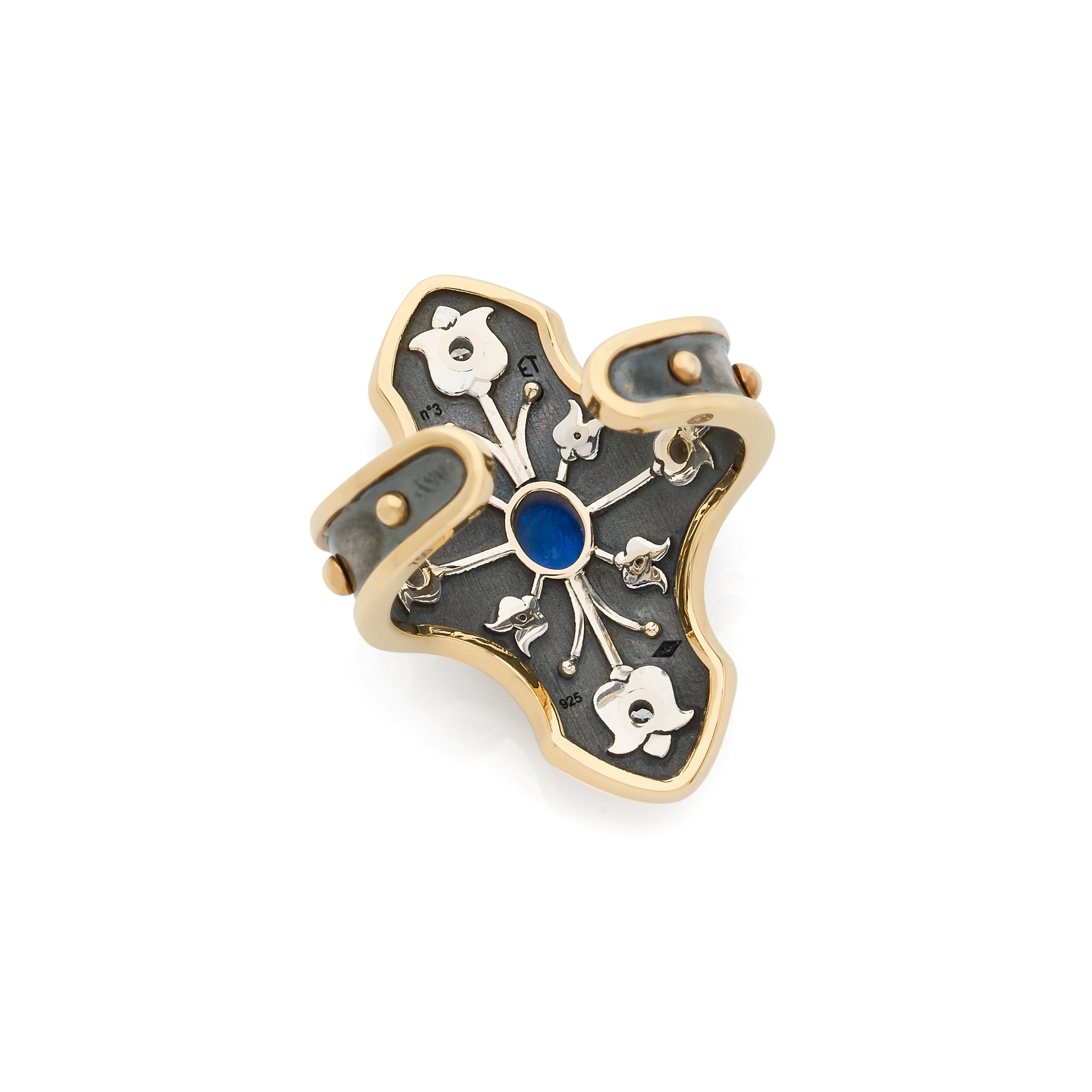 Sapphire Heaume Ring Elie Top
