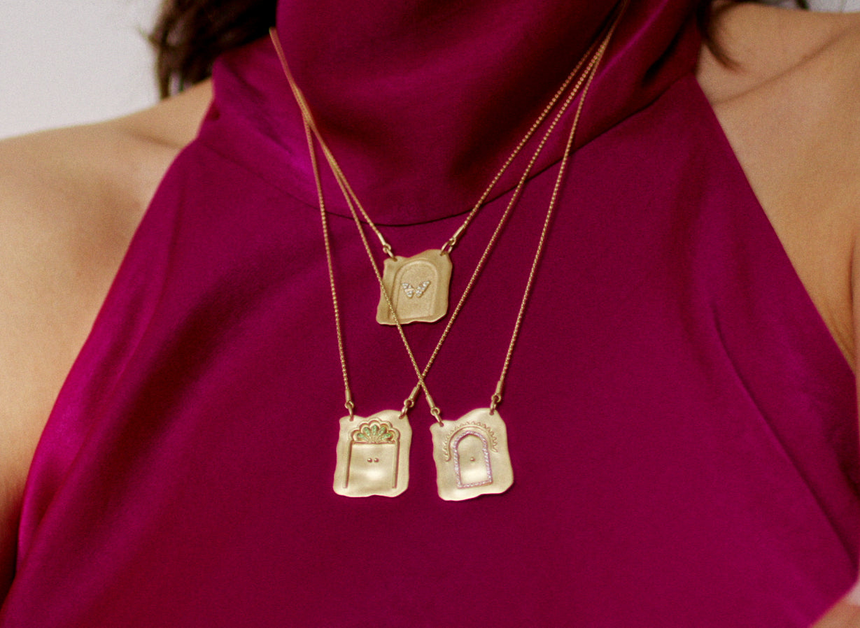 Door of Rebirth Necklace Nada Ghazal