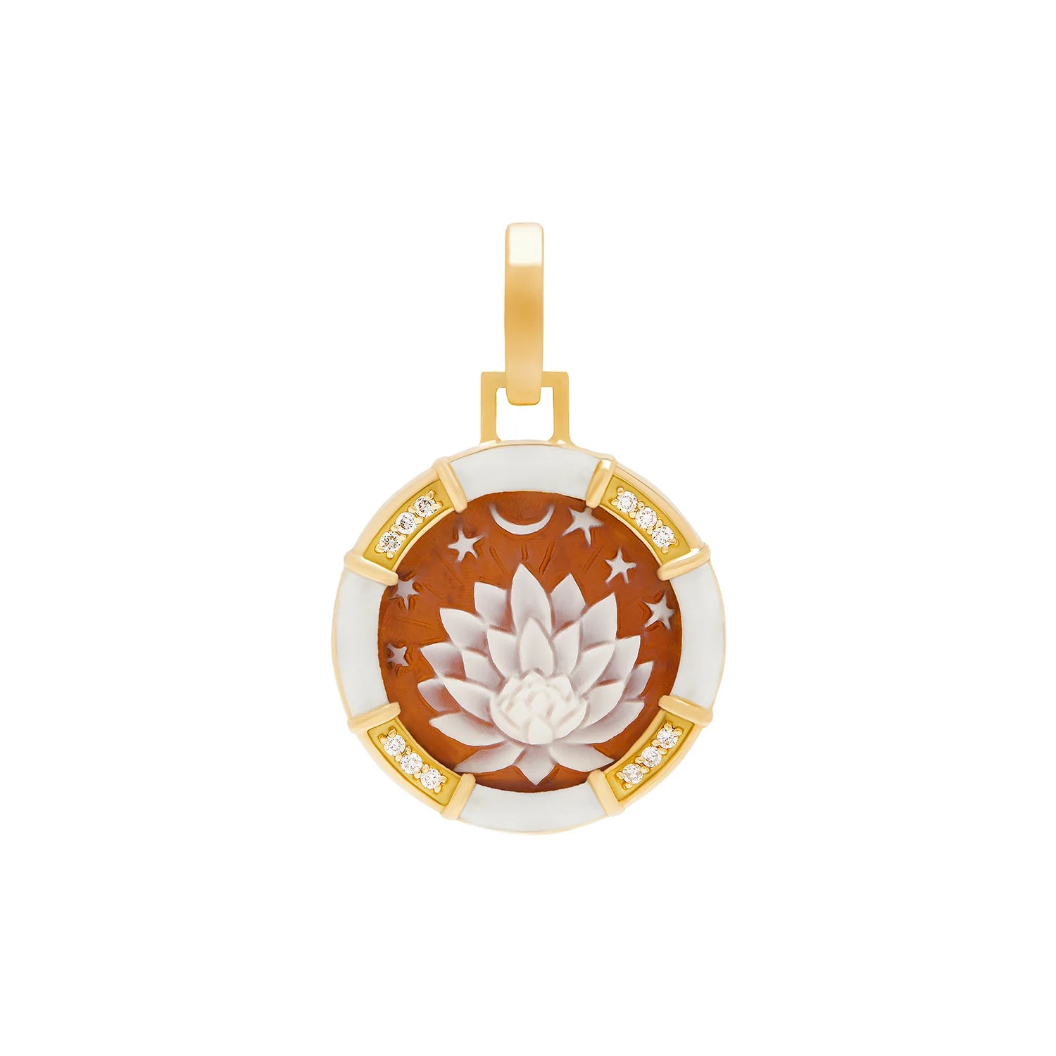 The Lotus Round Small Pendant Atelier Lïya
