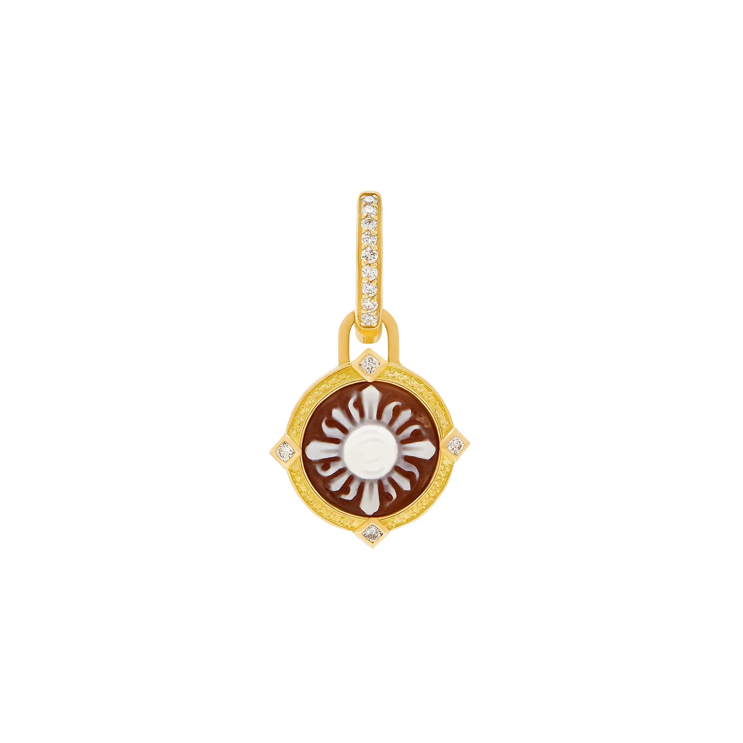 The Sun Round Earrings Atelier Lïya