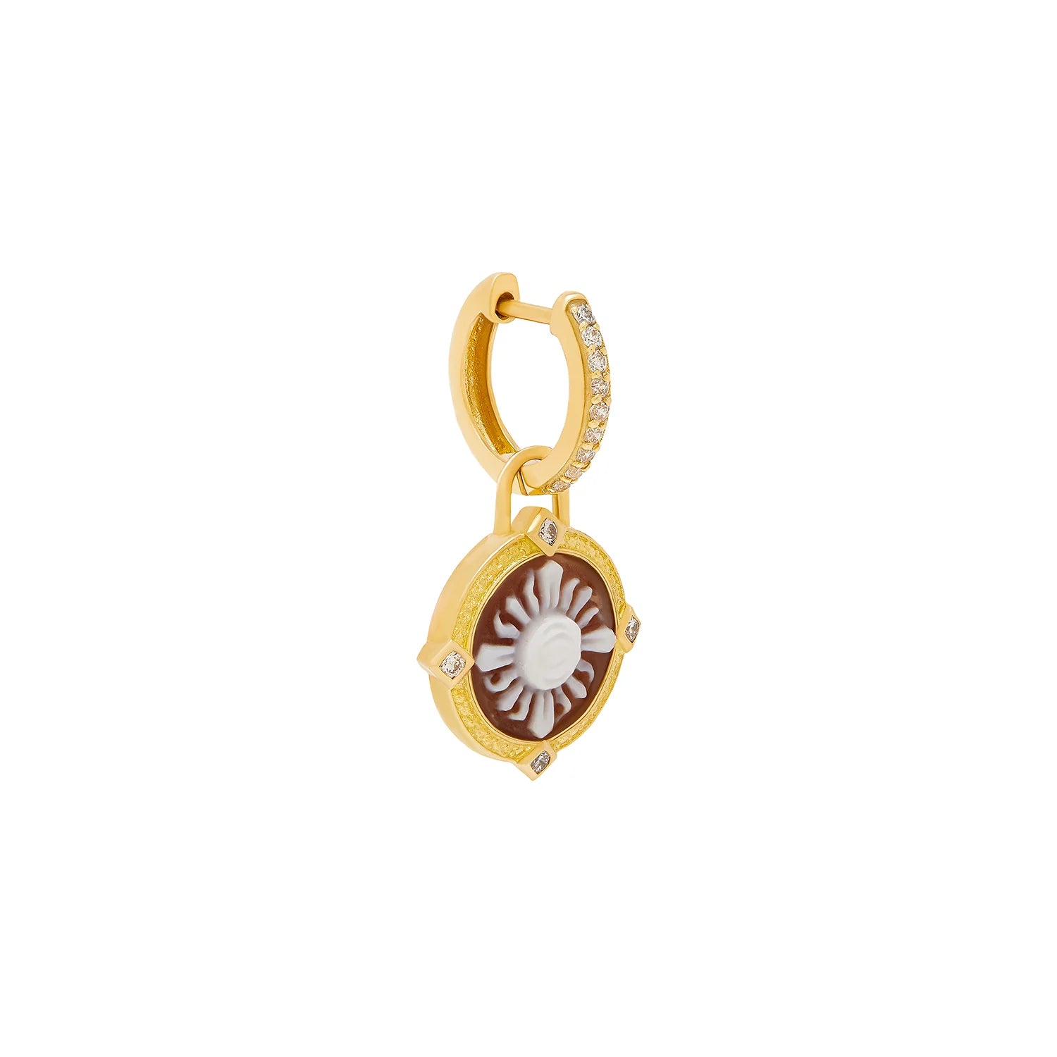 The Sun Round Earrings Atelier Lïya