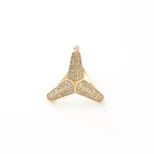 Three Pointed Star Large Diamond Ear Cuff