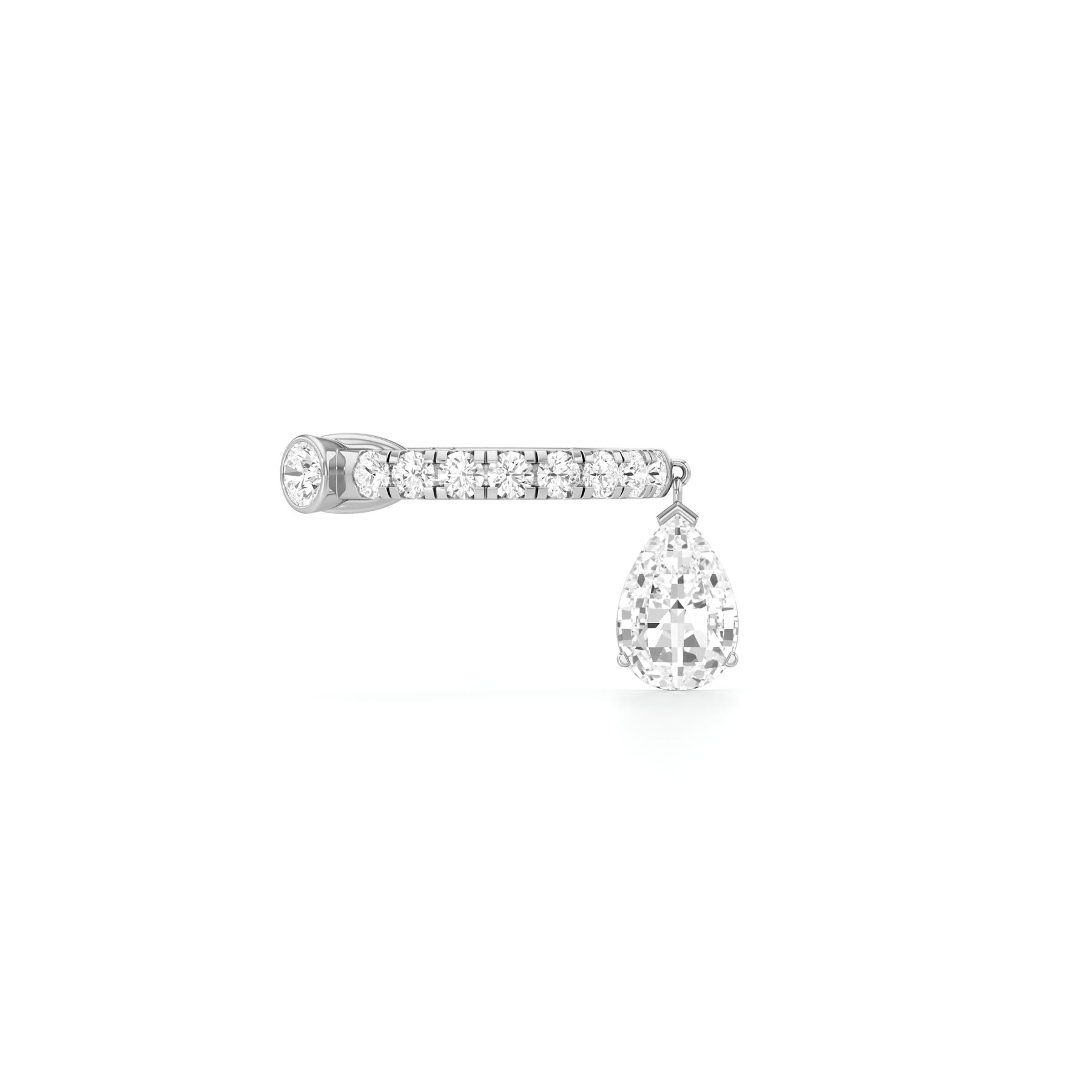 Tear Petite Diamond Earcuff