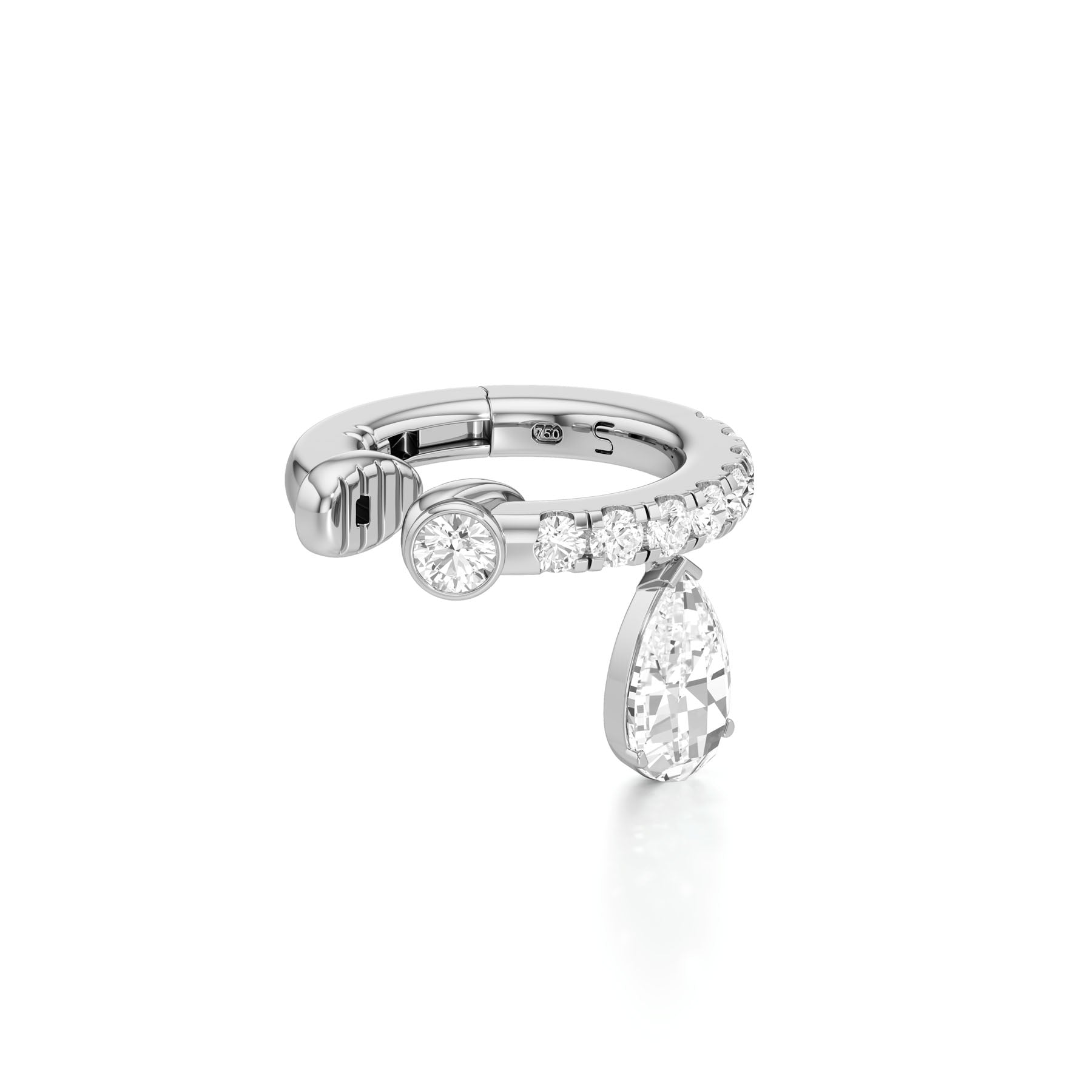 Tear Petite Diamond Earcuff