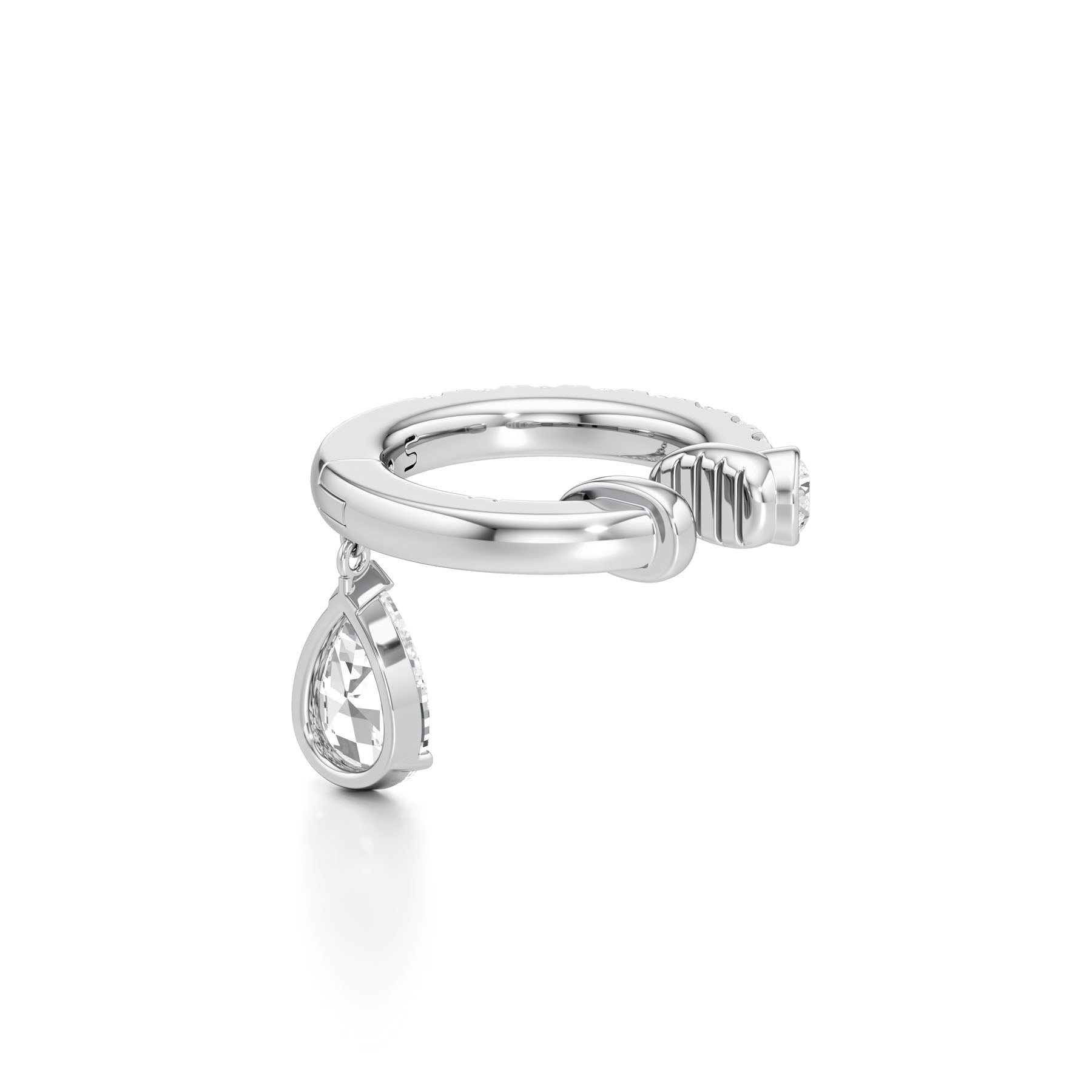 Tear Petite Diamond Earcuff