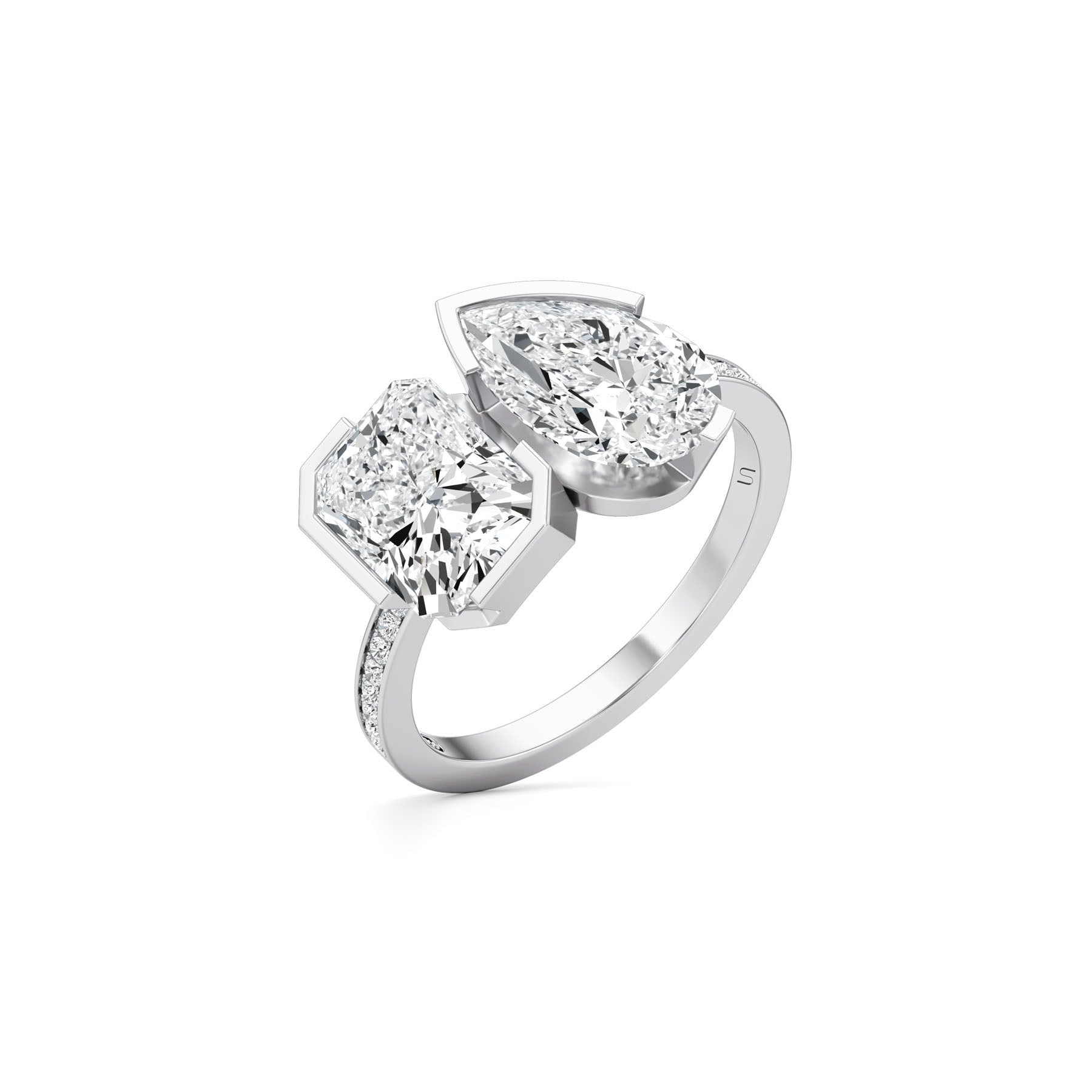 Meta Zinnia Pavé Ring