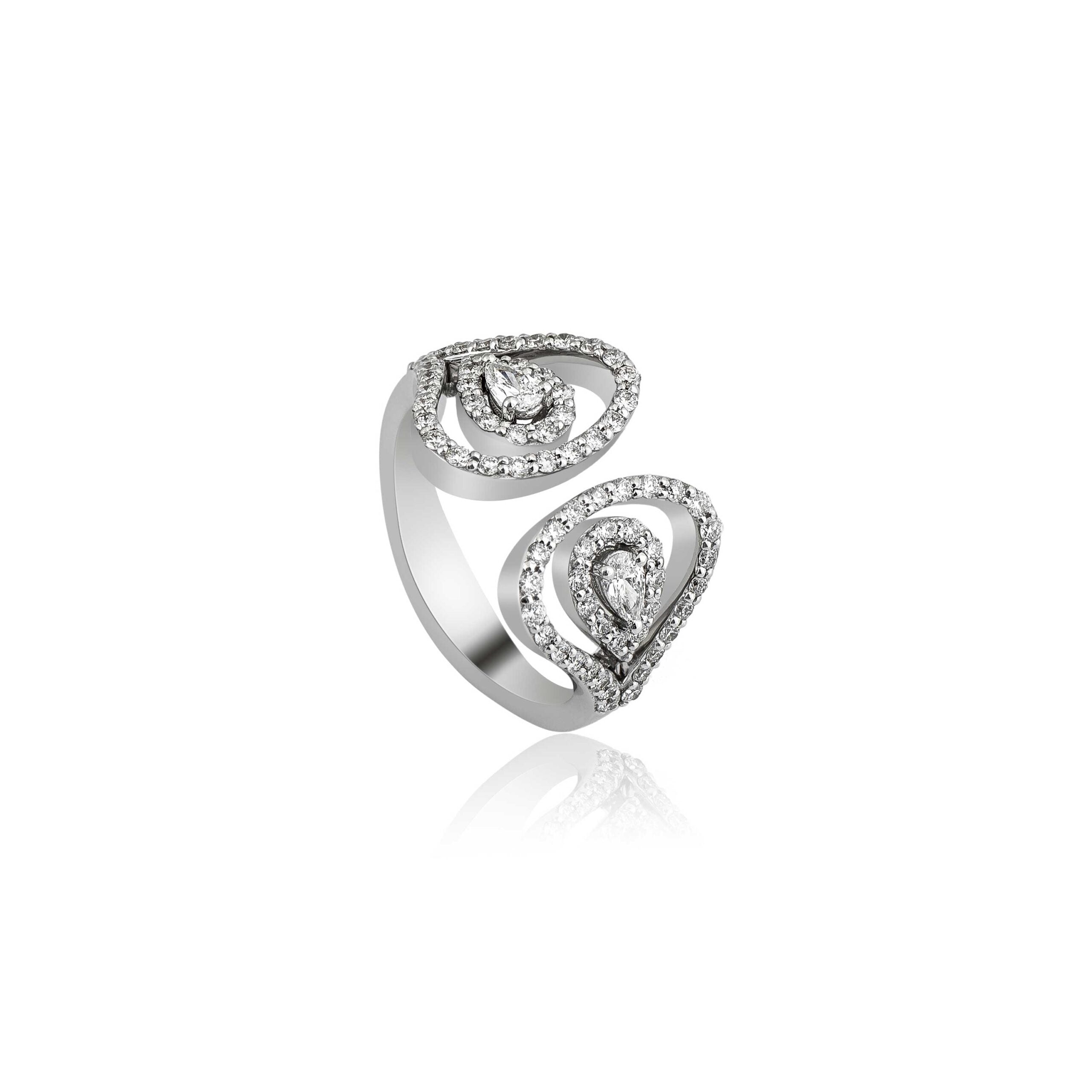 Venus Double Diamond Ring