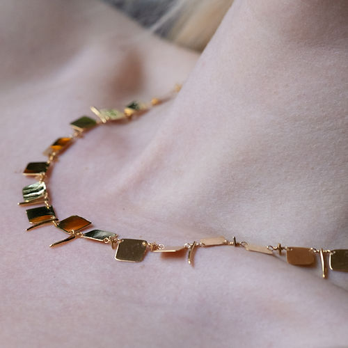 Rainbow Total Gold Necklace