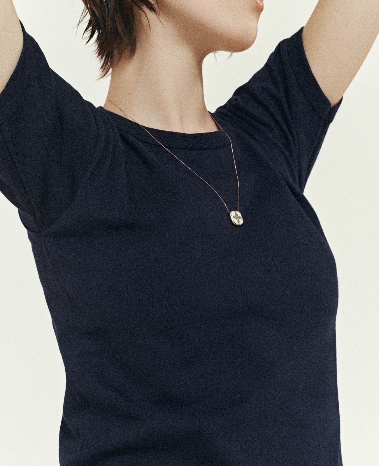 Necklace Bowie white Diamond