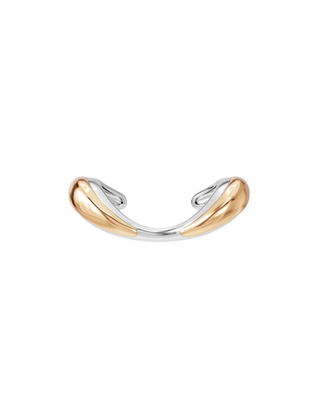 Lips Blow Bracelet in Silver and Vermeil