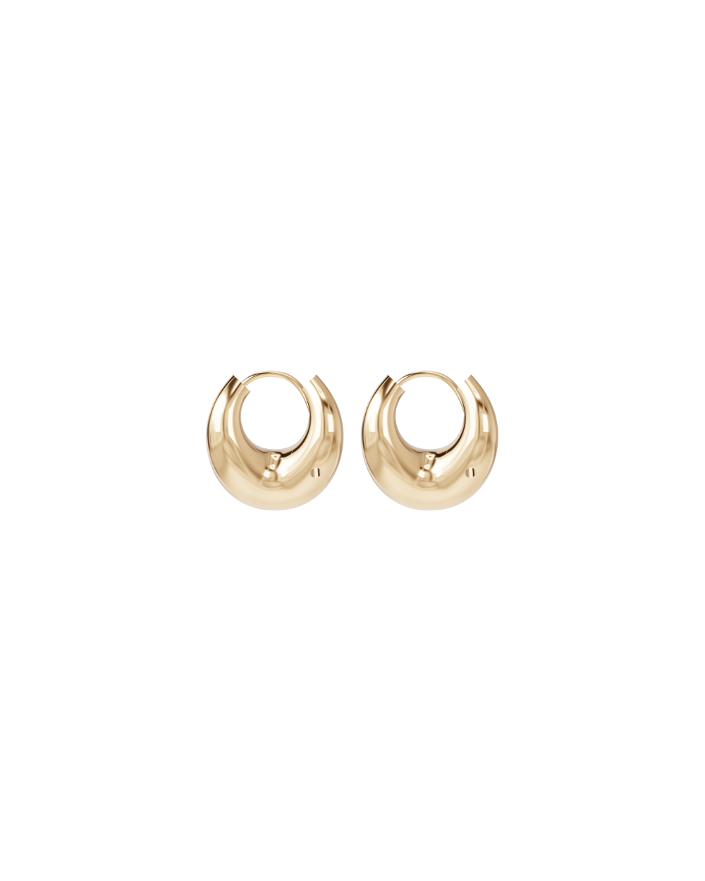 Lips Earrings in Vermeil Charlotte Chesnais