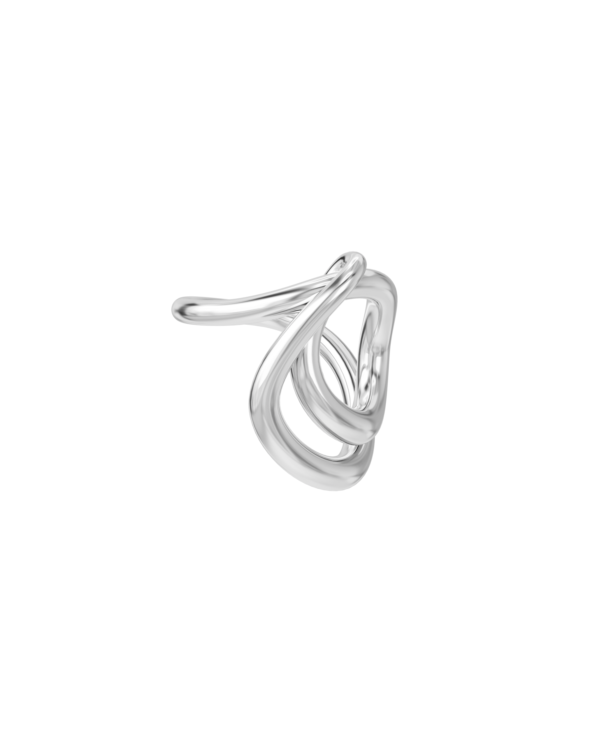 Lasso Ring in Silver Charlotte Chesnais