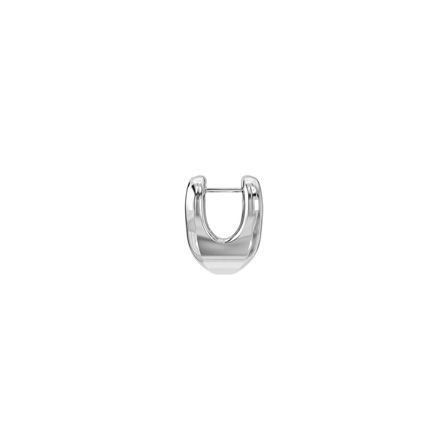 Creoles Shima Earrings in Silver