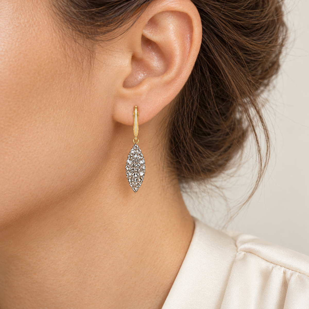 Rosecut Pierced Earrings