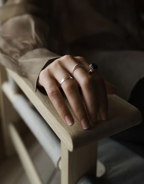 flare ring silver