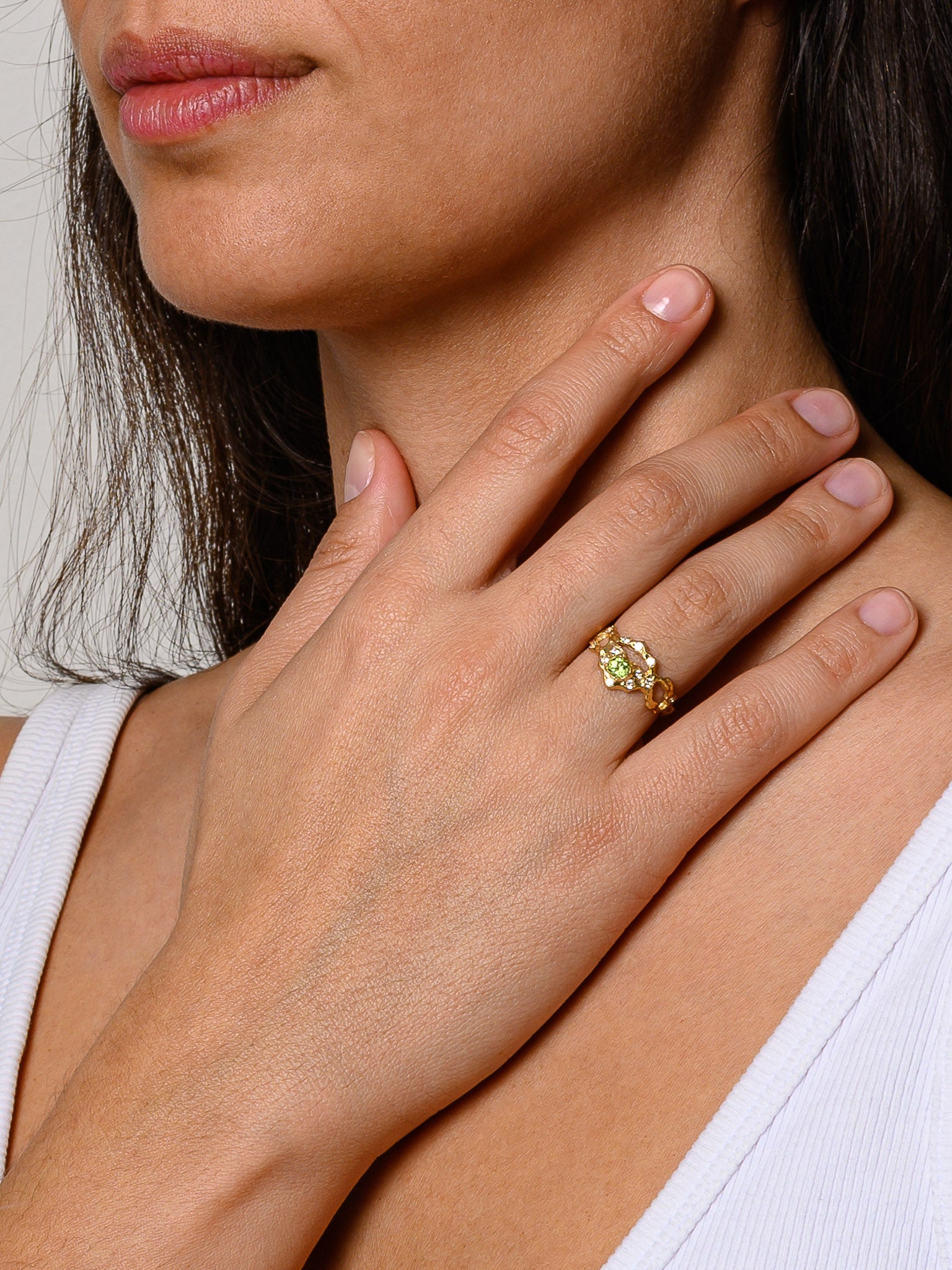 August Birthstone Ring