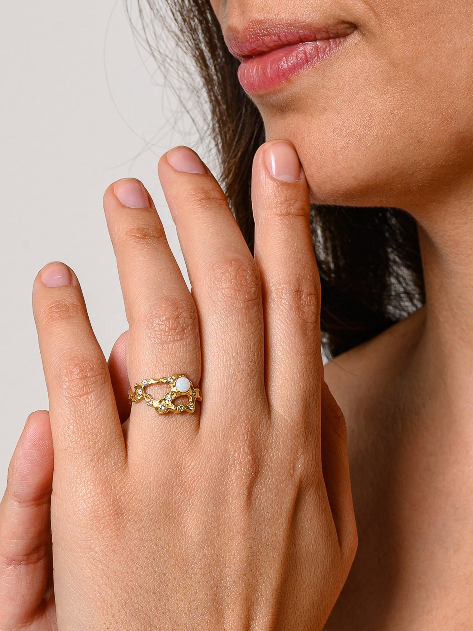 October Birthstone Ring
