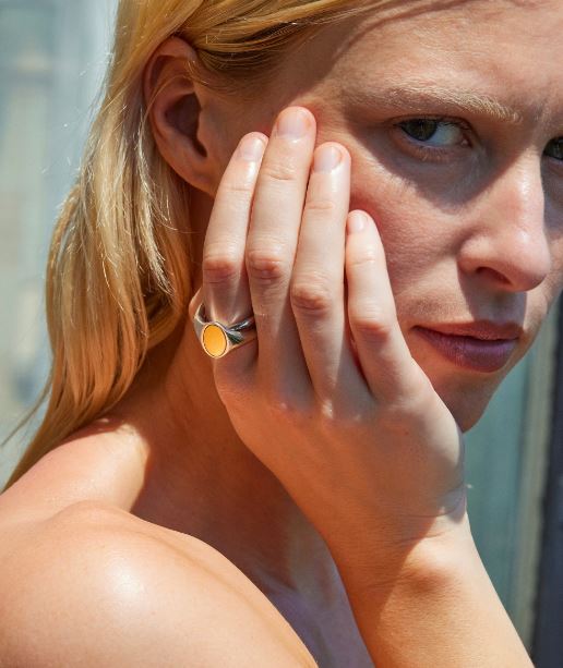 Initial Signet Ring Charlotte Chesnais