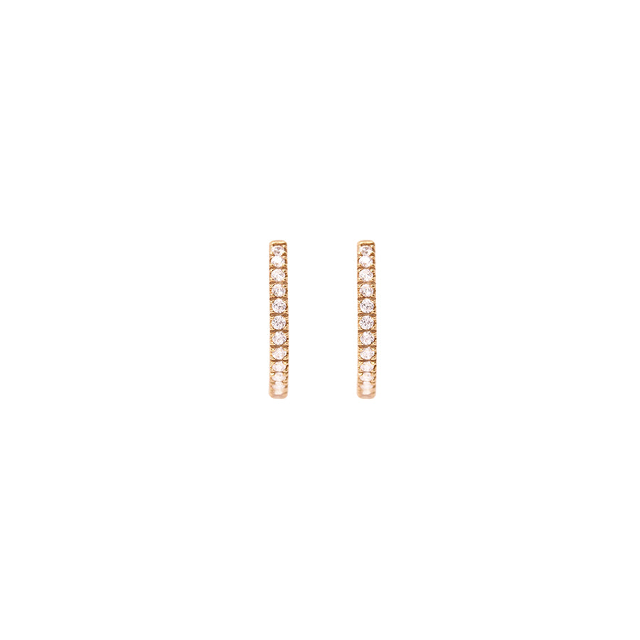 Juno Big Hoops with Diamonds