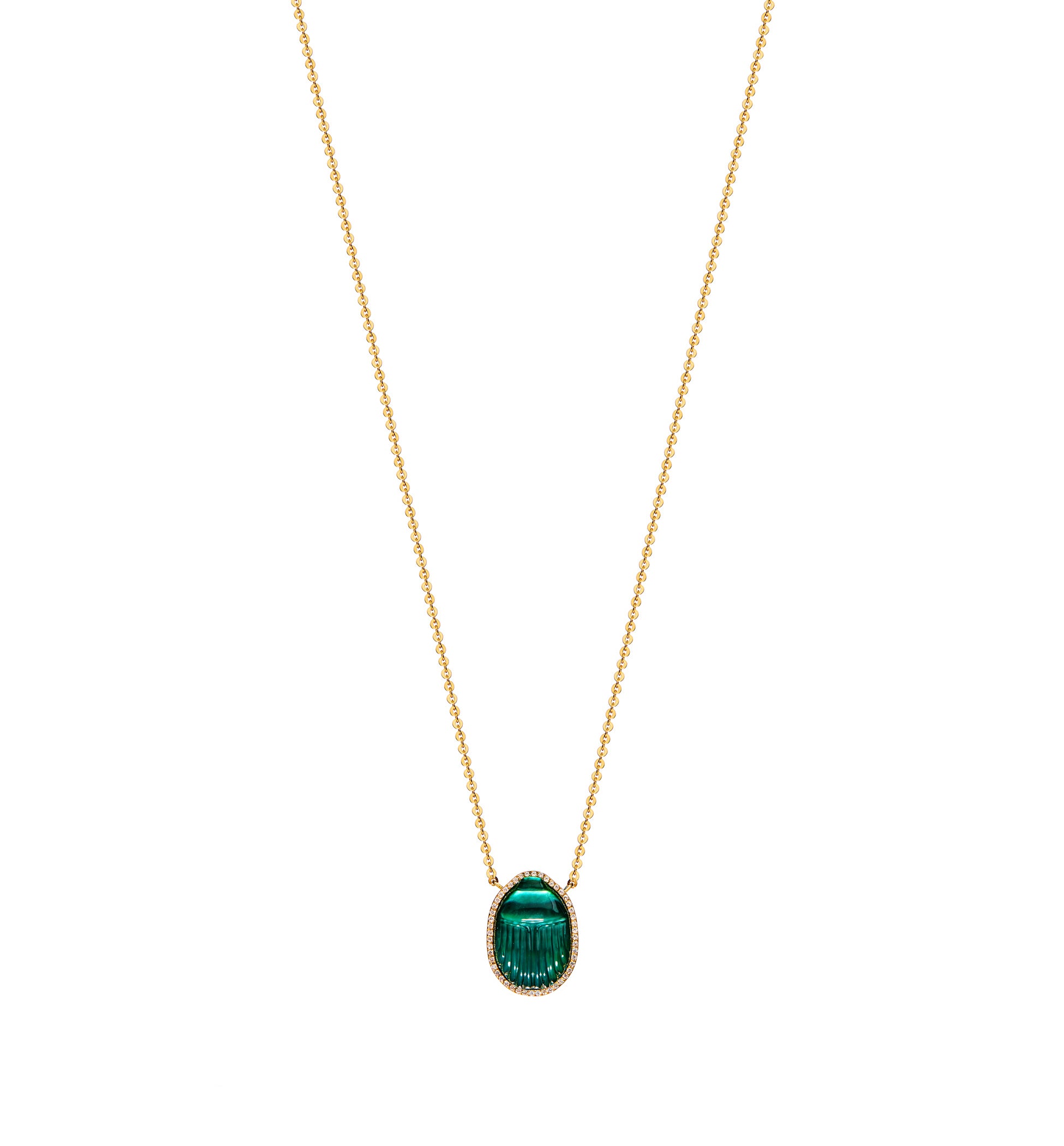 Small Gola Diamond Necklace