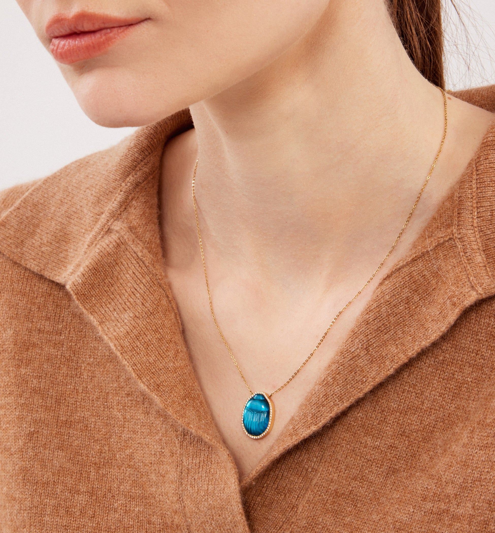 Big Luna Diamonds Necklace