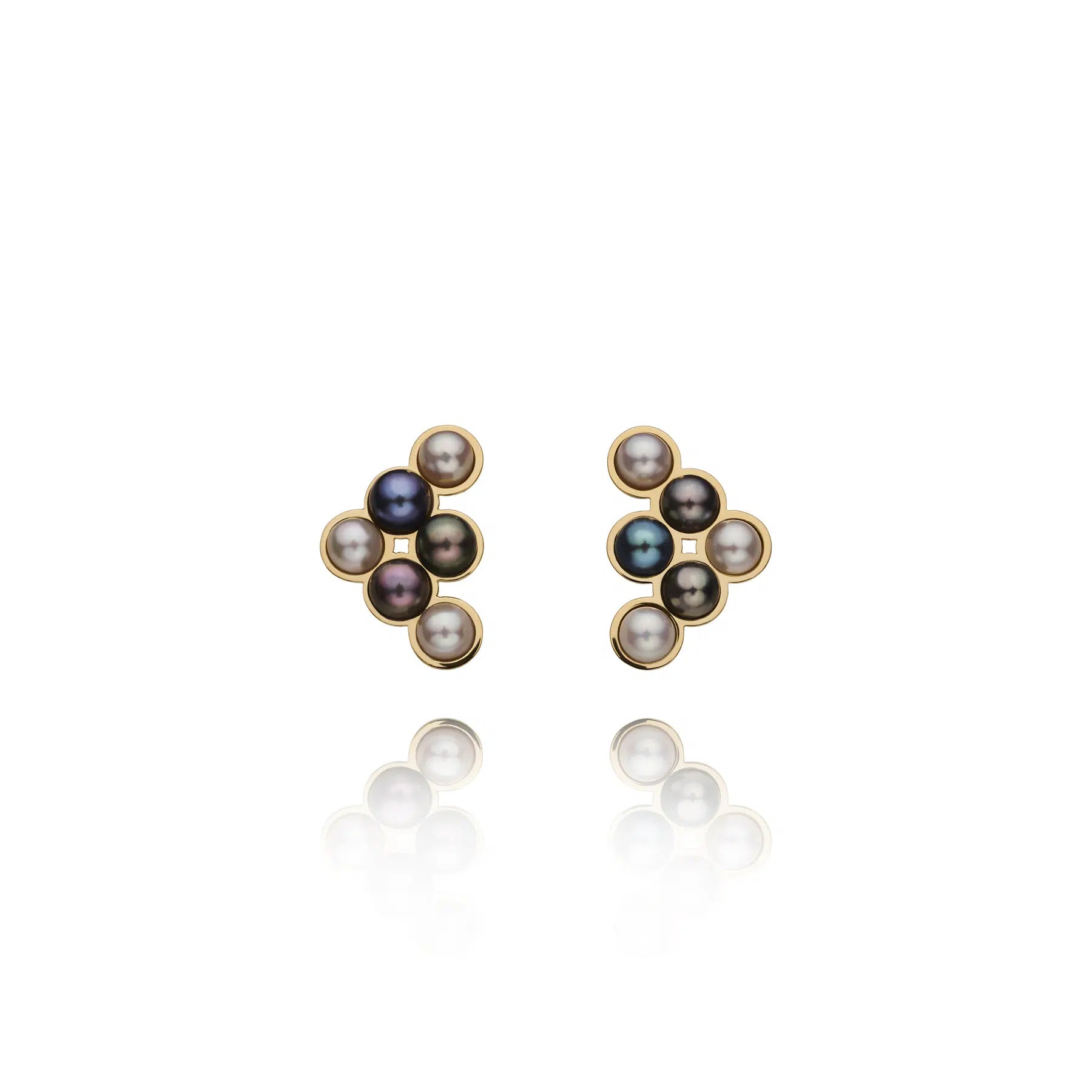 Hexad Stud Earrings
