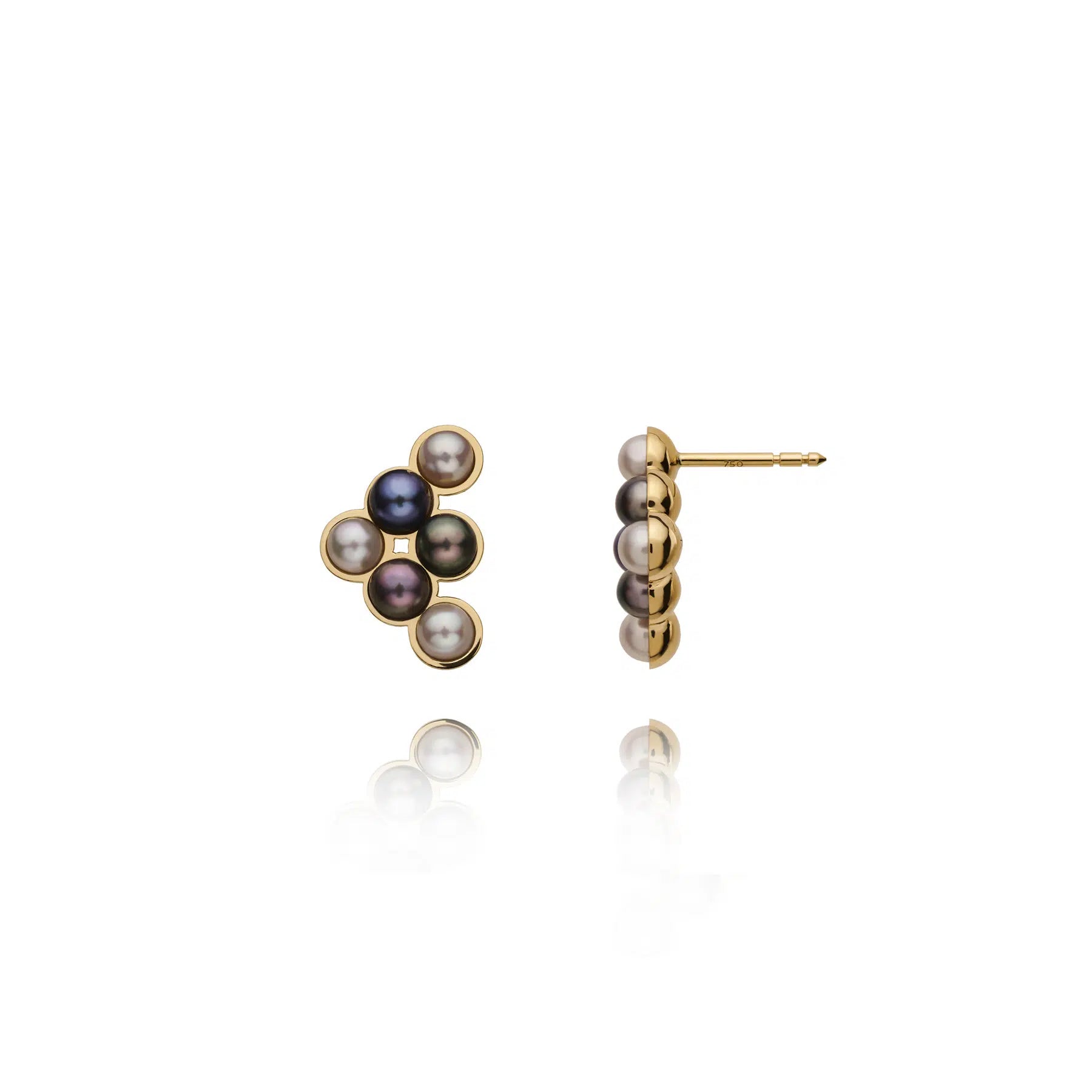 Hexad Stud Earrings