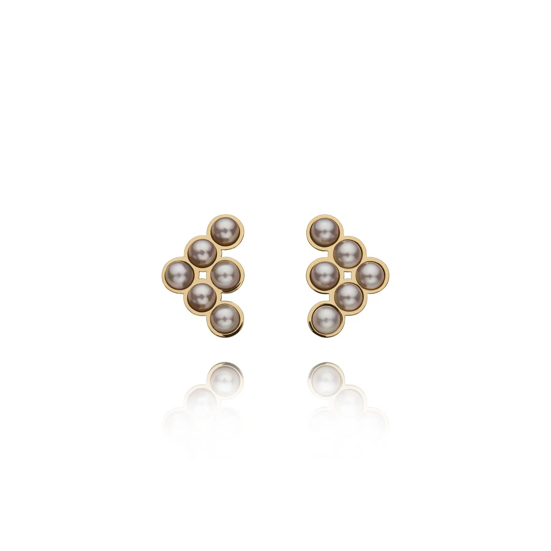Hexad Stud Earrings