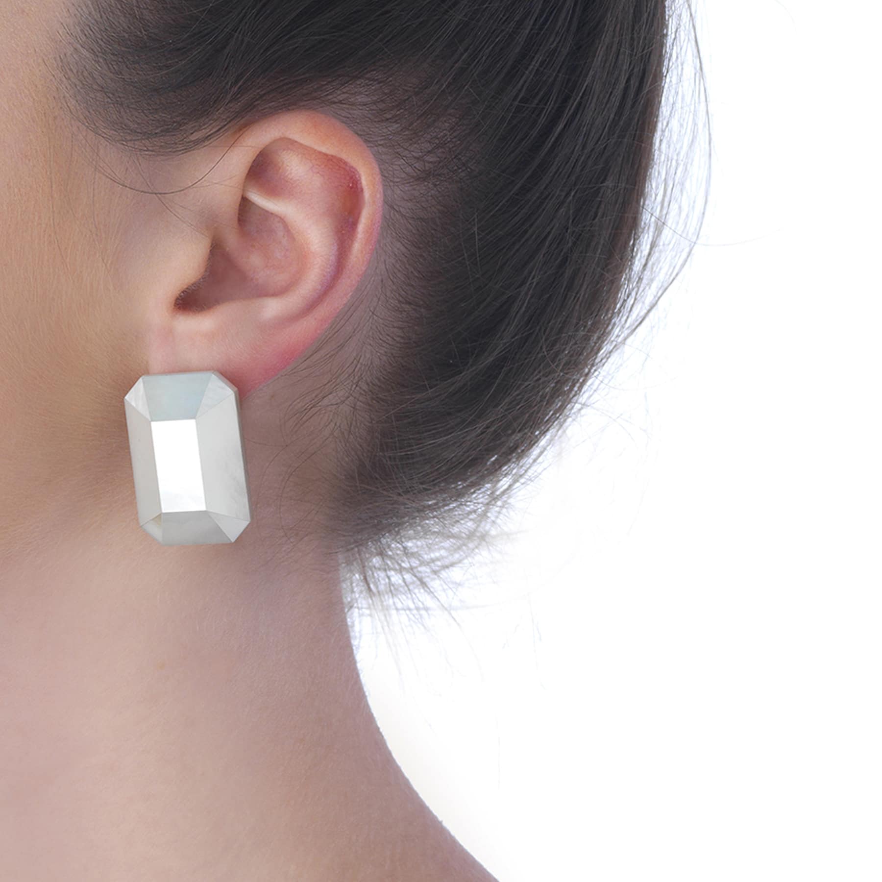MOP Emerald Earrings