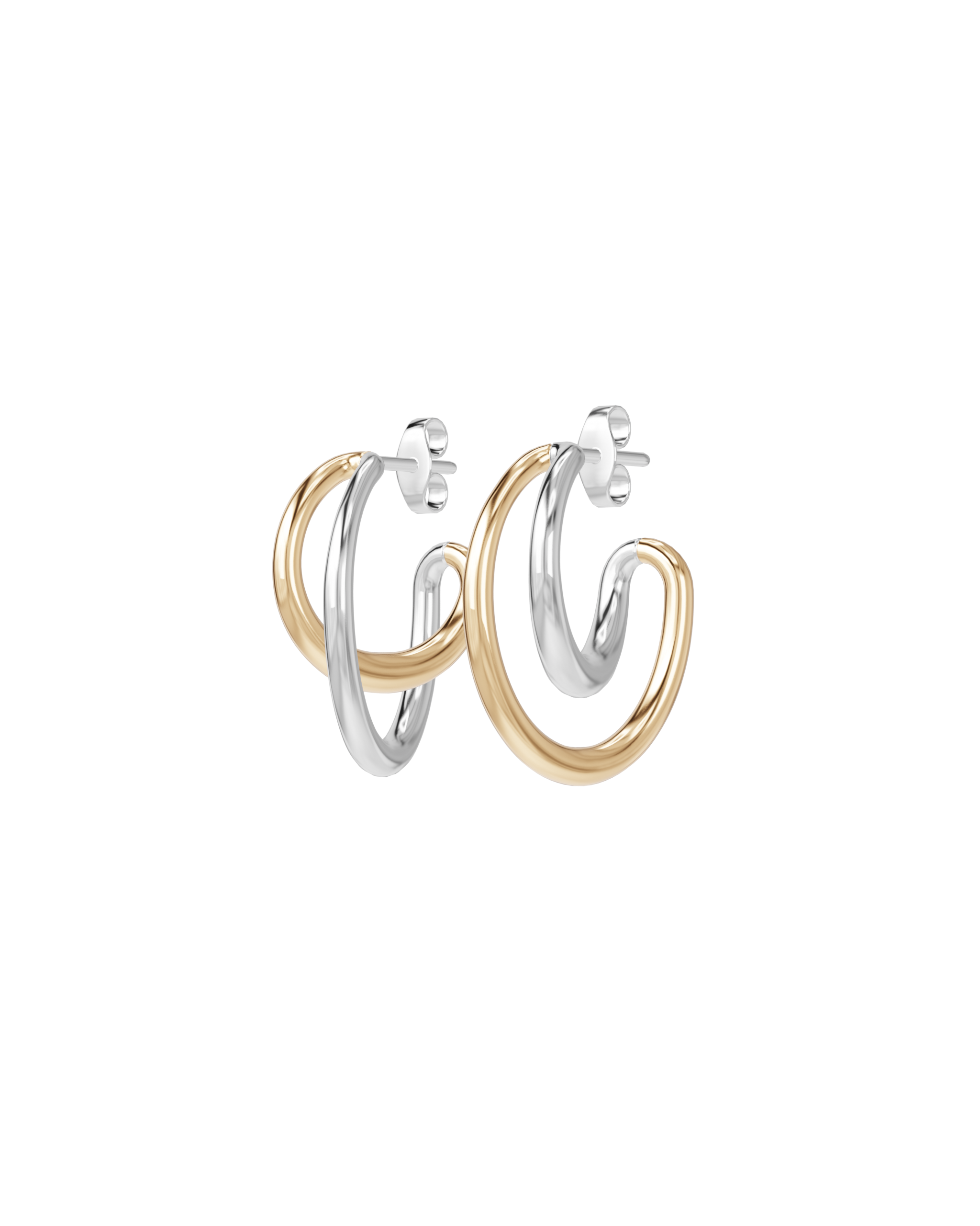 Mini Initial Hoop Earrings Charlotte Chesnais