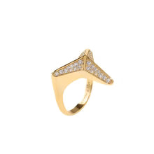 Three Pointed Star Diamond Ring